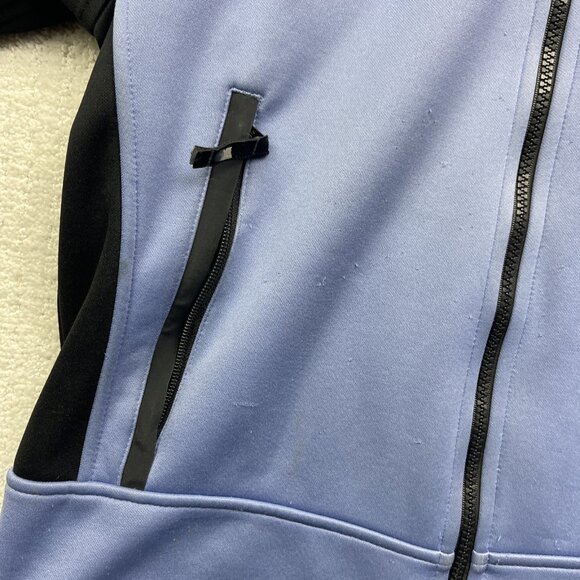 Y2K Columbia Titanium Interchange Soft Shell Tech Jacket Blue Wom Sz M Read - Picture 10 of 16